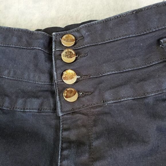 Mitzi Michel Jeans Womens 20 Blue High Rise Slim Denim - Picture 4 of 10